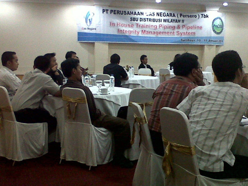 IHT Piping System & Pipeline Integrity Management System PT. PGN (Persero) Tbk. 10 - 12 Januari 2011