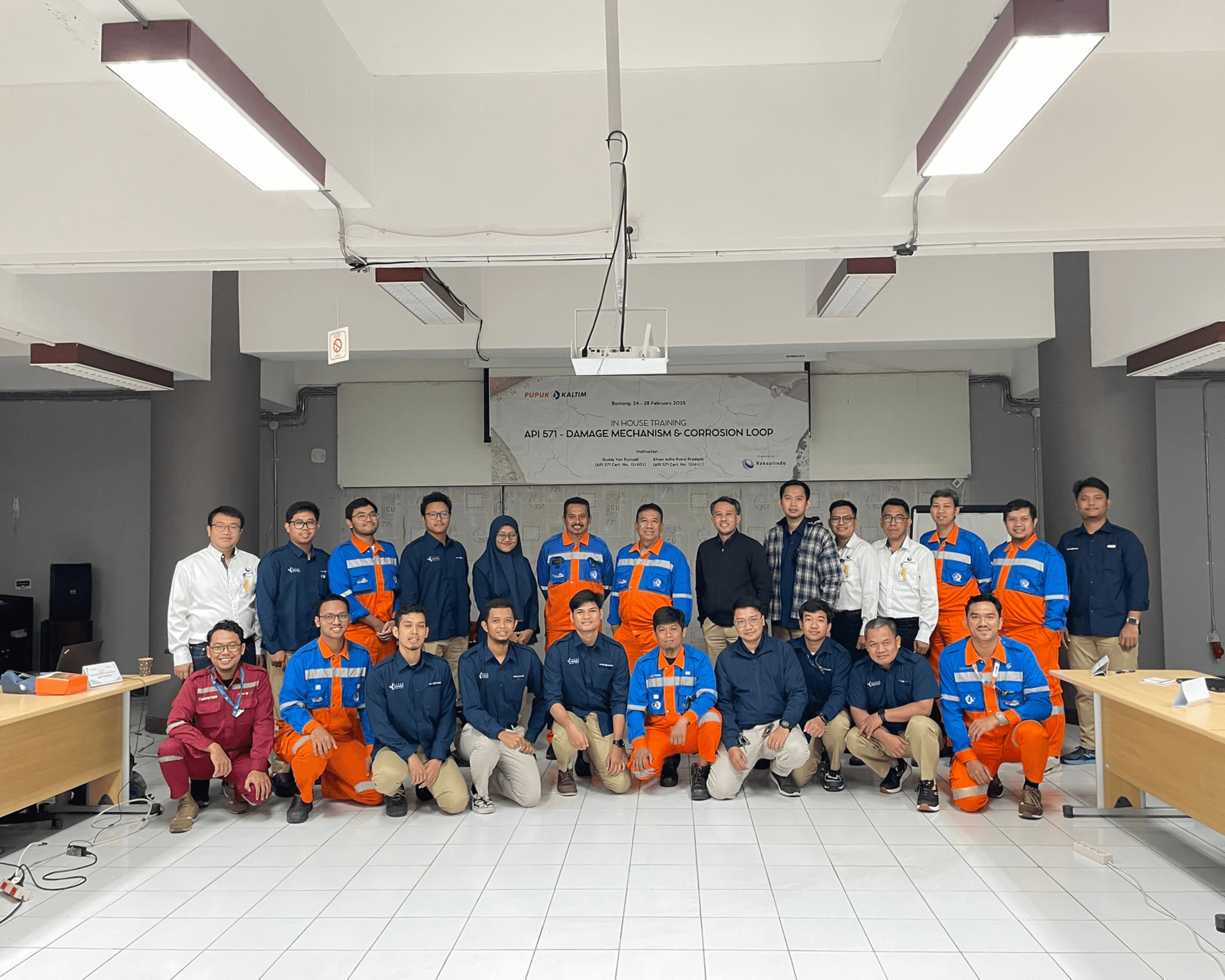 In-House Training API 571: Damage Mechanism & Corrosion Loop  – PT Pupuk Kalimantan Timur | Bontang, 24 - 28 Februari 2025