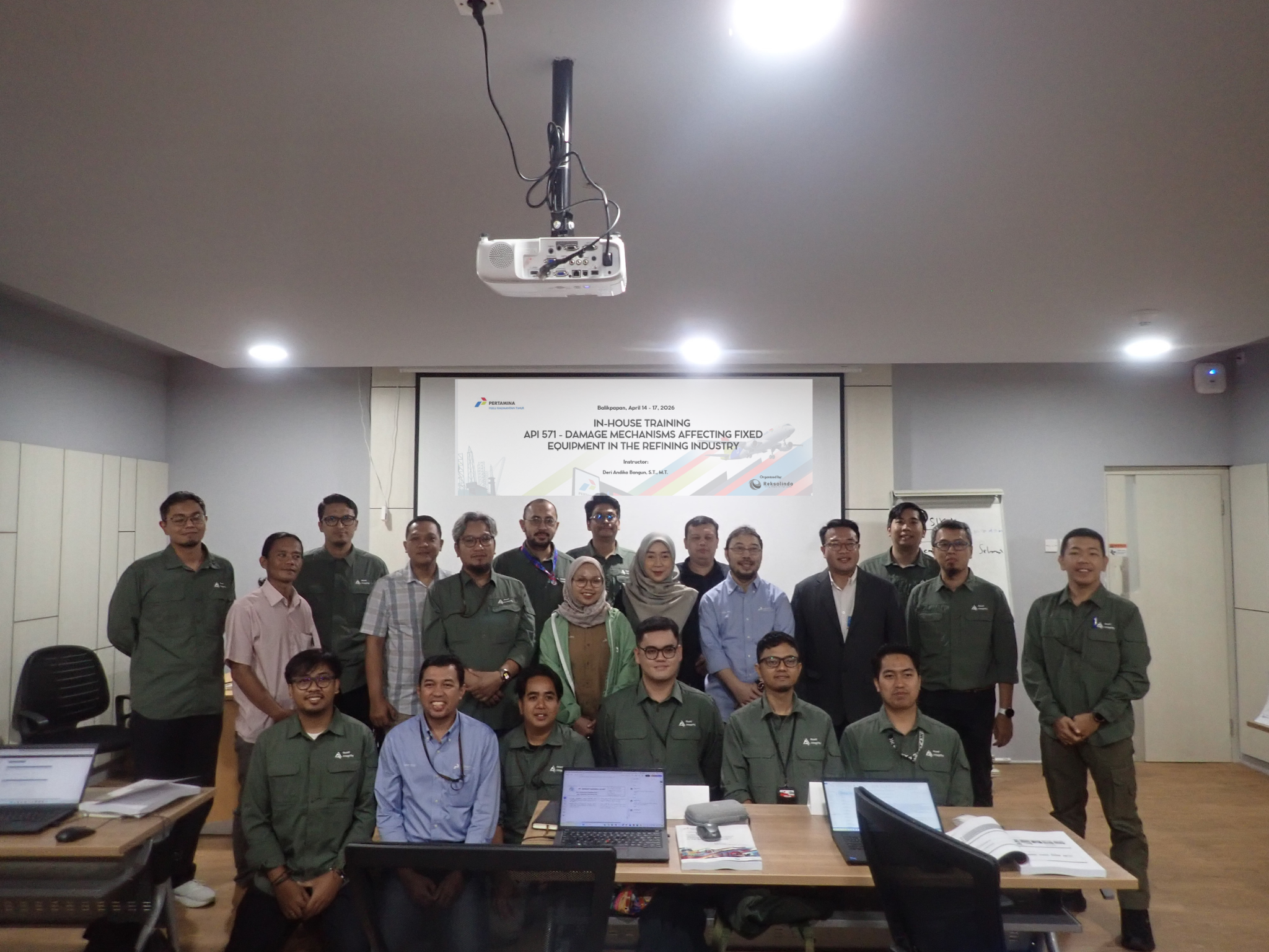 In-house Training API 571 – Damage Mechanisms Affecting Fixed Equipment in the Refining Industry PT Pertamina Hulu Kalimantan Timur | Balikpapan, 14 - 17 April 2026